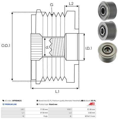 AS-PL AFP0046(V) EAN: 5901259479683.