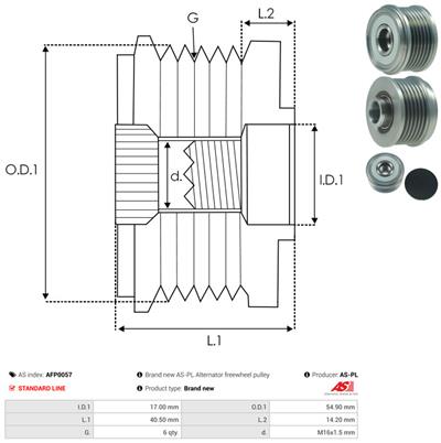 AS-PL AFP0057 EAN: 5901259439038.