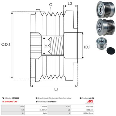 AS-PL AFP0063 EAN: 5901259439090.