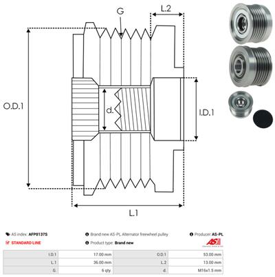 AS-PL AFP0137S EAN: 5902129198826.
