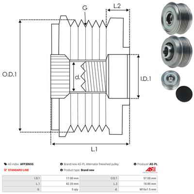 AS-PL AFP3065S EAN: 5902129186106.