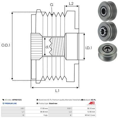 AS-PL AFP6015(V) EAN: 5901259479546.