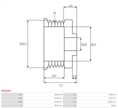 AS-PL AP6035S