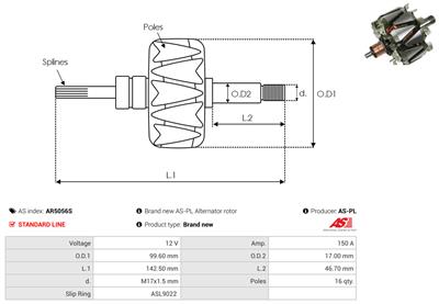 AS-PL AR5056S EAN: 5902129170198.
