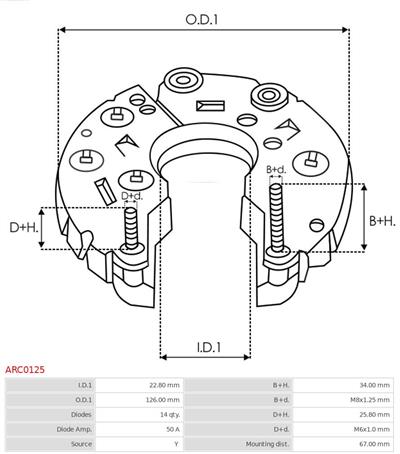 AS-PL ARC0125