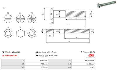 AS-PL ARS6038S EAN: 5902129073031.
