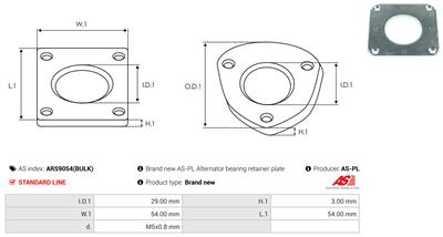 AS-PL ARS9054(BULK) EAN: 5902129035633.