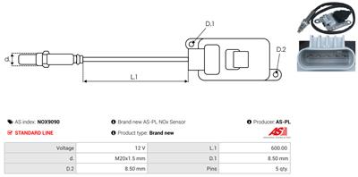 AS-PL NOX9090 EAN: 5902129166740.