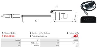 AS-PL NOX9094 EAN: 5902129166788.