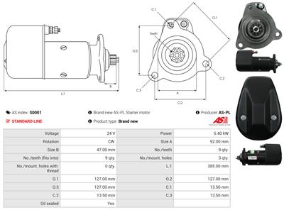 AS-PL S0001 EAN: 5901259418316.