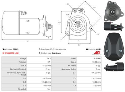 AS-PL S0003 EAN: 5901259418354.