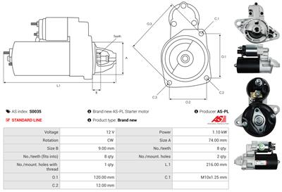 AS-PL S0035 EAN: 5901259418828.