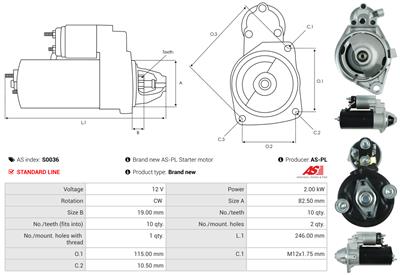 AS-PL S0036 EAN: 5901259418835.