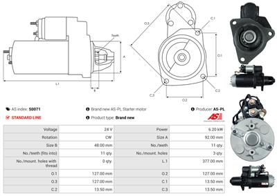 AS-PL S0071 EAN: 5901259419337.