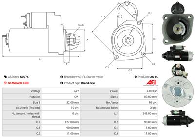 AS-PL S0075 EAN: 5901259419375.