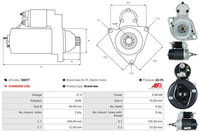AS-PL S0077 EAN: 5901259419412.