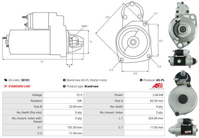 AS-PL S0101 EAN: 5901259419795.