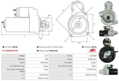 AS-PL S0144 EAN: 5901259420289.