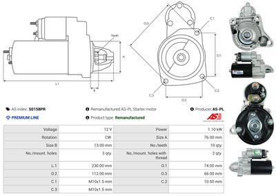 AS-PL S0158PR EAN: 5902129043317.