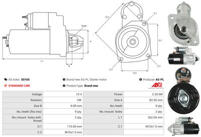 AS-PL S0165 EAN: 5901259420517.