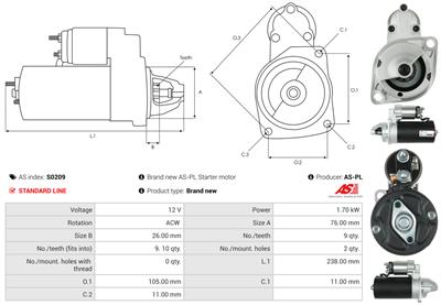 AS-PL S0209 EAN: 5901259421026.
