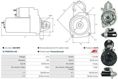 AS-PL S0218PR EAN: 5902129091967.