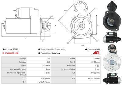 AS-PL S0310 EAN: 5901259461749.