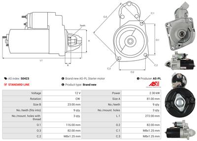 AS-PL S0423 EAN: 5901259469998.