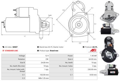 AS-PL S0507 EAN: 5902129006343.