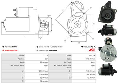 AS-PL S0558 EAN: 5902129027218.