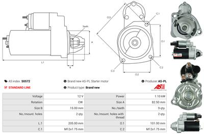 AS-PL S0572 EAN: 5902129028154.