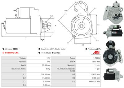 AS-PL S0574 EAN: 5902129028208.