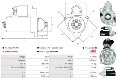 AS-PL S0639S EAN: 5902129059448.