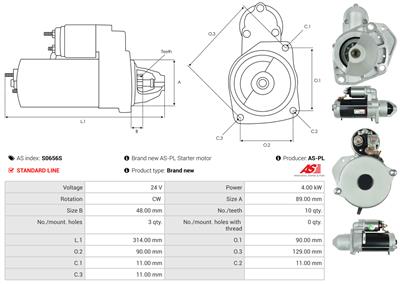 AS-PL S0656S EAN: 5902129071426.