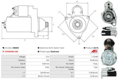 AS-PL S0682S EAN: 5902129112495.