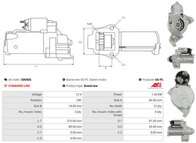 AS-PL S0690S EAN: 5902129096108.