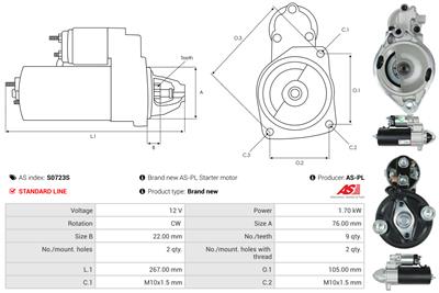 AS-PL S0723S EAN: 5902129105534.