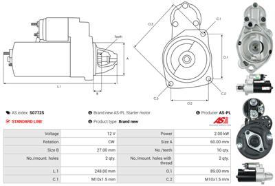AS-PL S0772S EAN: 5902129109037.