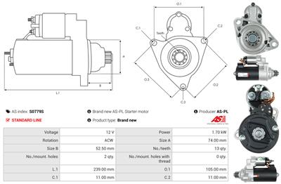 AS-PL S0779S EAN: 5902129110460.