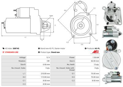 AS-PL S0874S EAN: 5902129134527.