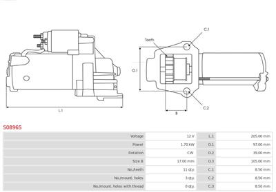 AS-PL S0896S