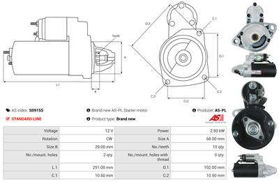 AS-PL S0915S EAN: 5902129177944.