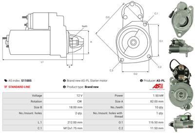 AS-PL S1100S EAN: 5902129093831.
