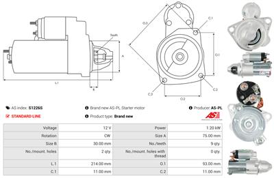 AS-PL S1226S EAN: 5902129124306.