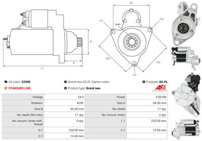 AS-PL S2008 EAN: 5901259421439.
