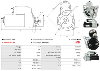 AS-PL S3064 EAN: 5901259435672.