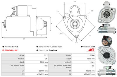 AS-PL S3147S EAN: 5902129133735.