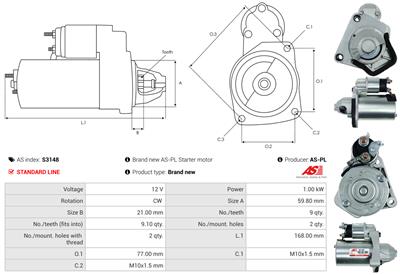 AS-PL S3148 EAN: 5902129039044.