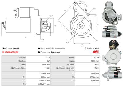 AS-PL S3168S EAN: 5902129118688.