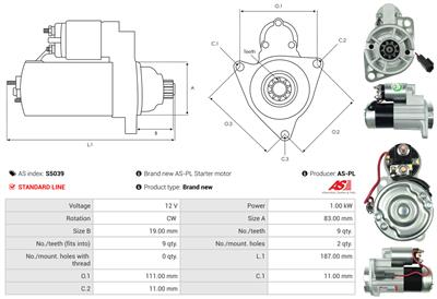 AS-PL S5039 EAN: 5901259423242.